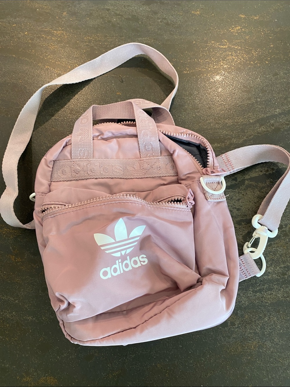 adidas Pink Trefoil Mini Crossbody Bag